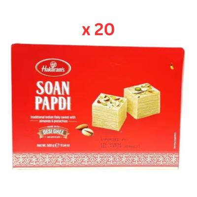 Haldirams Soan Papdi 500G Pack of 20 Haldirams Soan Papdi 500G Pack of 20