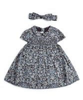 Liberty London Sea Grass Dress & Headband - 2 Piece Set - thumbnail