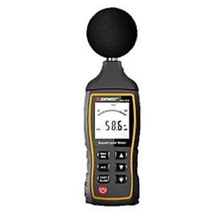 SW524 LCD Digital Sound Level Meter Noise Volume Measuring Instrument Decibel Monitoring Tester 30-130dB USB Data Storage Alarm miniinthebox