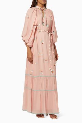 Nouveau Floral Dress in Georgette Nouveau Floral Dress in Georgette