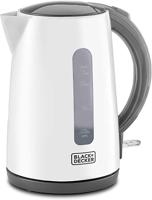 Black+Decker Concealed Coil Kettle, White, 1.7 Litres, JC70-B5