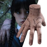 Wednesday Addams Addams family Thing Halloween Props Men's Women's Movie Cosplay Cosplay Yellow Accessory Set Masquerade Plastics Lightinthebox - thumbnail