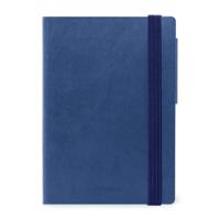 Legami Small Daily Diary 16 Month 2022/2023 (9.5 x 13 cm) - Blue