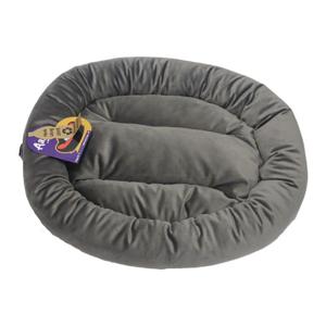 Nutrapet Aahh Dog Bed Velvety L46 x W42 x H42 Microplush 4 Grey