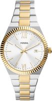 Fossil Scarlette Three-Hand Date Two Tone Stainless Steel Watch-ES5259