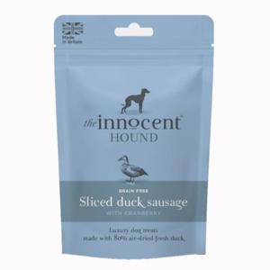 The Innocent Hound Sliced Duck With Cranberry Dog Sausages 70G