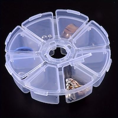 10pcs Transparent Plastic Storage Box Round 8 Grids Beads Storage Container Diy Diamond Painting Accessories Box Clear Storage Organizer Case For Jewelry Earrings Nail Art Rhinestone Embroidery Cryst Lightinthebox 10pcs Transparent Plastic Storage Box Round 8 Grids Beads Storage Container Diy Diamond Painting Accessories Box Clear Storage Organizer Case For Jewelry Earrings Nail Art Rhinestone Embroidery Cryst Lightinthebox