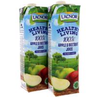 Lacnor Apple & Beetroot Juice 2X1Ltr