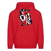 Inspired by Punk  Gothic Oi! since '77 Hoodie Cartoon Manga Anime Front Pocket Graphic Hoodie For Men's Women's Unisex Adults' Hot Stamping 100% Polyester miniinthebox - thumbnail