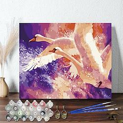 1pc Easy DIY Bird Oil Painting Kit 40 50 cm Frameless with Numeric Acrylic Watercolor and Oil Paints Relaxing and Fun Hobby for Beginners Decorative Wall Art Lightinthebox