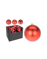 Koopman Xmas Ball 120mm Red Assorted 1 Piece
