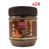 Natures Choice Peanut Butter Chocolate, 340g Pack Of 24 (UAE Delivery Only)