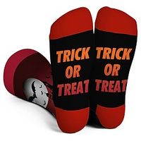 Socks Cycling Socks Halloween Socks Men's Women's Bike / Cycling Breathable Soft Comfortable 1 Pair Graphic Cotton Red S M L / Stretchy miniinthebox - thumbnail