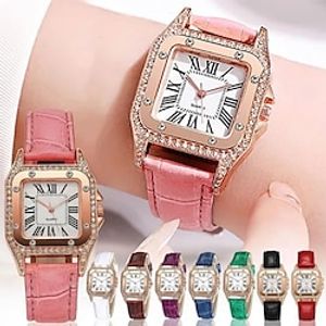 Women Watches Luxury Watch Ladies Wrist Watches Women Leather Strap Crystal Watch For Female Lightinthebox
