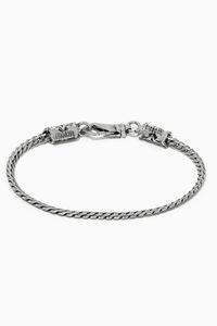Herringbone Chain Bracelet in Sterling Silver