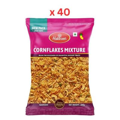 Haldirams Cornflakes Mixture 200gm - Pack Of 40
