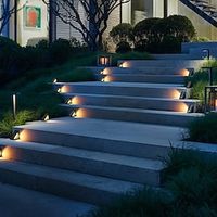 Outdoor Solar Staircase Light 5 Leds Waterproof LED Foot Llight Staircase Human Sensing Walkway Light Courtyard Decoration 1PC Lightinthebox