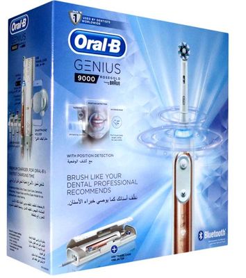 Braun Oral B Genius 9000 Rose Gold Tooth Brush