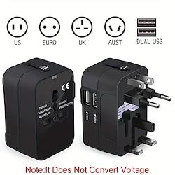 Multi-function Converter Socket Global Pass Converter Socket Multi-USB Converter Plug Lightinthebox