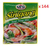 Ufc Sinigang Tamarind Sour Soup Mix, 40G, Caramel Color Pack Of 144 (UAE Delivery Only)