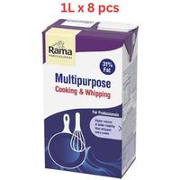 Rama Multipurpose Cooking & Whipping Cream 1Litre X 8 Pcs