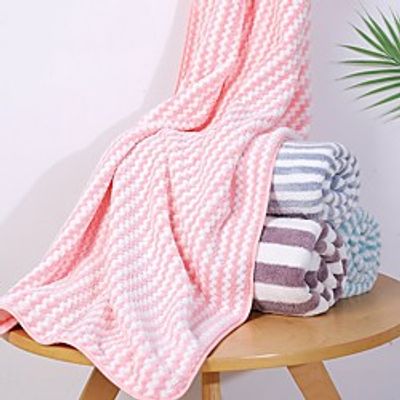 Superior Quality Bath Towel, Fashion 100% Coral Fleece Bathroom 1 pcs Lightinthebox