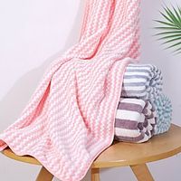 Superior Quality Bath Towel, Fashion 100% Coral Fleece Bathroom 1 pcs Lightinthebox - thumbnail
