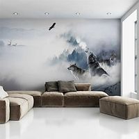 Landscape Wallpaper Mural Forest Wall Covering Sticker Peel and Stick Removable PVCVinyl Material Self AdhesiveAdhesive Required Wall Decor for Living Room Kitchen Bathroom Lightinthebox - thumbnail