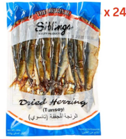 Siblings Dried Herring Tunsoy, 200 Gm Pack Of 24 (UAE Delivery Only)