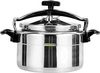 Royalford 5 L Aluminum Pressure Cooker-(Silver)-(RF11173) - thumbnail