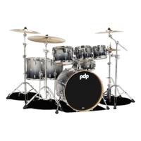 PDP Concept Maple 7-Piece Drum Shell Pack - Silver To Black (Without Cymbals) - thumbnail