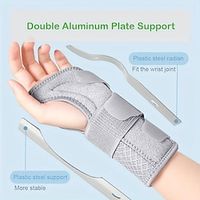 1pc Wrist Brace For Carpal Tunnel, Adjustable Wrist Guard With Splint, Arm Compression Hand Support Splint For Injuries, Wrist Pain, Sprain, Sports, Left And Right Hand, Unisex Lightinthebox - thumbnail