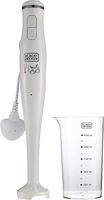 Black+Decker 300W 2 Speed Stick Hand Blender With Calibrated Beaker, White - Sb2500-B5