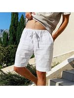 Casual Simple Linen Beach Shorts