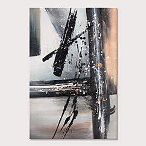 Oil Painting Hand Painted Vertical Abstract Pop Art Modern Rolled Canvas (No Frame) Lightinthebox