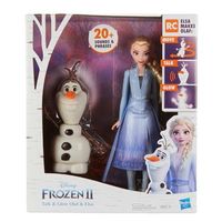 Hasbro Disney Frozen 2 Talk and Glow Olaf & Elsa (E5508) - thumbnail