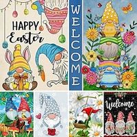 1pc Christmas Gift DIY Diamond Painting Christmas Dwarf Diamond Painting Handcraft Home Gift Without Frame 30x40cm/12''x16'' miniinthebox - thumbnail