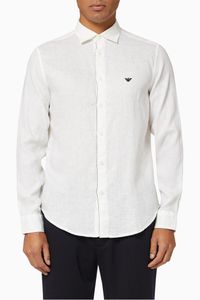 EA Micro Eagle Detachable Collar Shirt