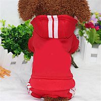 Dog Cat Sweatshirt Elegant Adorable Cute Dailywear Casual / Daily Dog Clothes Puppy Clothes Dog Outfits Breathable Black Yellow Red Costume for Girl and Boy Dog Cotton XS S M L XL XXL miniinthebox - thumbnail