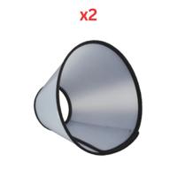 Trixie Protective Collar with Velcro for Dogs & Cats Medium (Pack of 2)