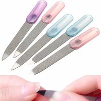 5Pcs Metal Double Sided Nail Files Stainless Steel Manicure Pedicure Tools