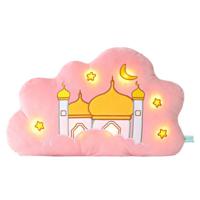 Hilalful Sky Mosque Talking Quran Pillow - Pink - thumbnail