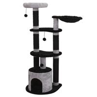 Ebi Scratching Tree Comfort Milton For Cats - Black, 50X50X131.5Cm