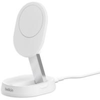 Belkin BoostCharge Pro 15W 10K Magnetic Power Bank with Qi2, White (BL-Qi2Magnetic-Stnd-15W-Wht)