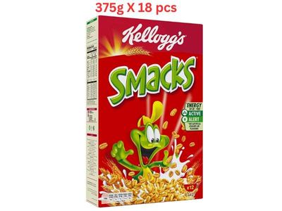 Kellogg's Smacks (Pack Of 18 X 375g) Kellogg's Smacks (Pack Of 18 X 375g)