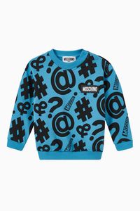 Special Characters Print Sweatshirt in Cotton