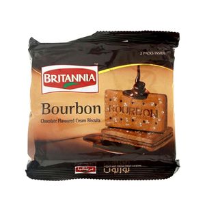 Britannia Bourbon Cream Biscuits 200gm