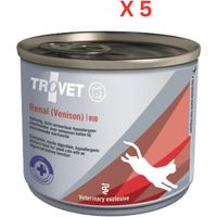 Trovet Hypoallergenic Renal (Venison) Cat Wet Food 200G (Pack of 5)