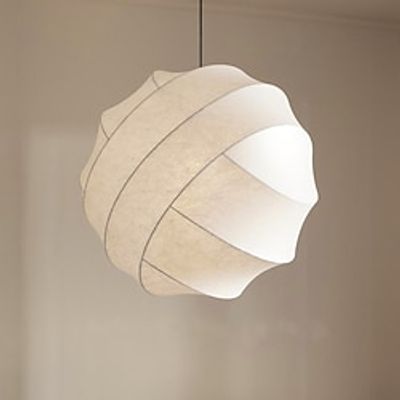 Silk Cocoon Pendant Light Simplicity Wabi-sabi Single Head Lamp for Showroom Creative Tea House Living Room Dining Room LED Hanging Lamp 110-240V Lightinthebox