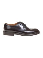 Brown Leather Lace-Up Shoes - thumbnail